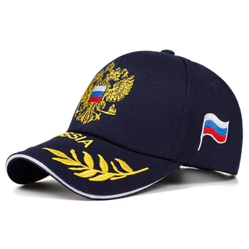 Nové módne RUSKO vyšívané šiltovku módne vonkajšie clony klobúk muži ženy bežné klobúky nastaviteľné %bavlna športové čiapky