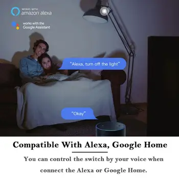 Nové SONOFF MINIR2 Wifi DIY Mini Prepínač Dvoch Spôsob Vedenia Smart Home Automation Kompatibilný So Alexa amazon, Google Domov Asistent
