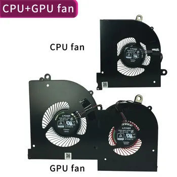 Nový, Originálny Chladiaci Ventilátor Pre MSI GS65 MS-16Q2 16Q2-CPU-CW 16Q2-GPU-CW DC5V 0,5 A