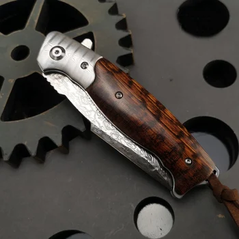 Nový produkt ostrým nožom Damasku ocele VG10 dovoz blacksmithing zber nástroj nôž skladací nôž vonkajšie self-defense nôž