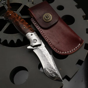 Nový produkt ostrým nožom Damasku ocele VG10 dovoz blacksmithing zber nástroj nôž skladací nôž vonkajšie self-defense nôž