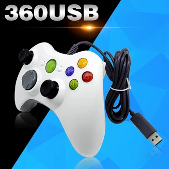 NOVÝ USB Káblové Gamepad Pre Xbox 360 Ovládač Pre Úradný Microsoft PC ovládač Pre Windows 7 8 10
