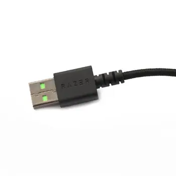 Náhradné Odolné Nylonové Pletené Myš USB Kábel Myši Linky pre Razer Mamba HyperFlux Wireless Gaming Mouse