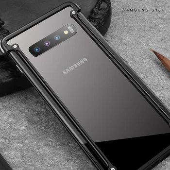 Oatsbasf Luxusné Kovové puzdro Na Samsung Galaxy s rezacím zariadením S10 S10 Plus S10e Osobnosti na Kov Bumper Kryt shockproof Prípade