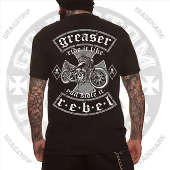 Oblečenie Jazda na To Ako Si Ukradol Ho motorkár t'shirt Biker Rocker dvojité bočné T'shirt