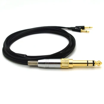 OFC 6.35 mm Náhradný Stereo Audio Kábel Rozšírenie Hudby Kábel Drôt pre Sennheiser HD477 HD497 HD212 PRO EH250 EH350 Slúchadlá