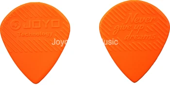 Oranžová/Čierna 40pcs Joyo Non-Slip Jazz Guitar Vyberá Ťažké 1.4 mm Odolné POM Elektrická Gitara Basová Gitara Vyberá Plectrums