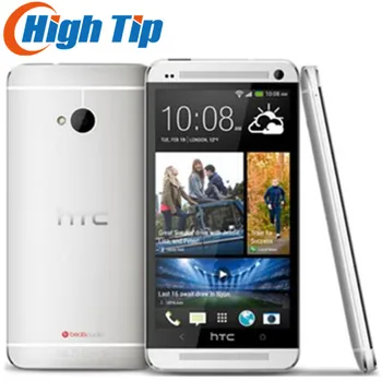 Originálne Odomknúť HTC ONE M7 Android Smartphone 32GB ROM 4.7 palca GPS, 3G, Dual 8MP fotoaparát, WIFI, doprava Zdarma Zrekonštruovaný