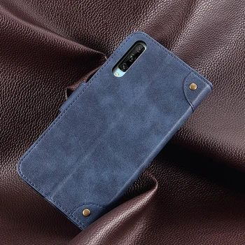 Peňaženka puzdro na Huawei Y9s puzdro kožené flip Vintage telefón prípade huawei kryt pre STK-L21/STK-L22/STK-LX3 360 plný bývanie