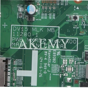 Pre DELL 3520 DV15 MLK MB 11280-1 PWB:MXRD2 REV:A00 prenosný počítač základná doska Pre DELL INSPIRON 3520 HM75 Test