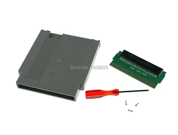 Pre FC 60 Pripnúť na NES 72 Kolíkový Adaptér Konvertor pre NES Kazety Prípade a Skrutkovač