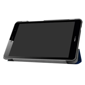 Pre Huawei Media Pad T3 8.0 KOB-W09/KOB-L09 Slim Skladací Stojan, Kryt Smart Case Tablet PC Ochranné Magnetické Auto Sleep/Wake