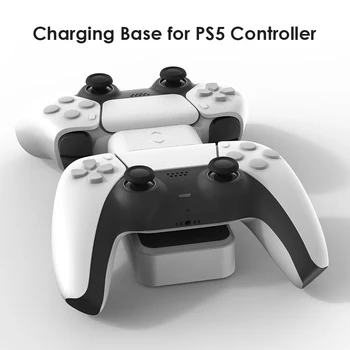 Pre PS5 Radič Nabíjačku Dual USB Rýchle Nabíjanie Dock Stanica Stánok s USB A Výstupný pre PlayStation 5 DualSense Príslušenstvo