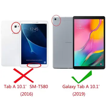 Pre Samsung Galaxy Tab 10.1 Prípade 2019 (SM-T510/T515) i-Blason Cosmo Full-Hybrid Tela Pokrytie Prípad s vstavaným-in Screen Protector