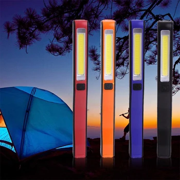 Prenosné KLASU Pero Klip rucneho Pracovná Lampa USB Nabíjanie Údržba Svetlo LED Magnetické Baterka Outdoor Camping Svietidla
