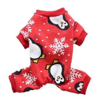 Psa Oblečenie, Vianočné Dekoráciami Psa Pyžamo Psa Jumpsuit Super Mäkké Teplé Šteňa Psa Kostým