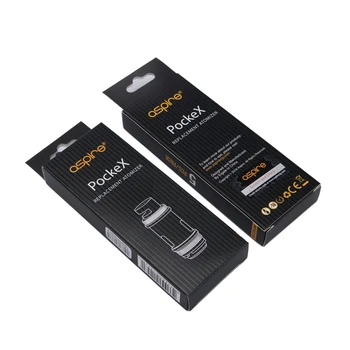 Pôvodná Elektronická Cigareta Aspire PockeX Vrecku AIO Auta s 5 KS PockeX Cievky 0.6 ohm 1500mAh Batéria, 2ml eCigs Vape Auta