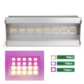 Quantum LED Rastú Bar ľahkú Dosku celé Spektrum 80W COB LED Rastliny Rastúce Lampa pre Vnútorné Stan Skleníky Hydroponických Rastlín