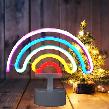 Rainbow Model Lampy, LED, Neónové Svetlo Multi-funkčné Odolné Pohodlné Spálne Dekorácie Home Party Dovolenku Dekor