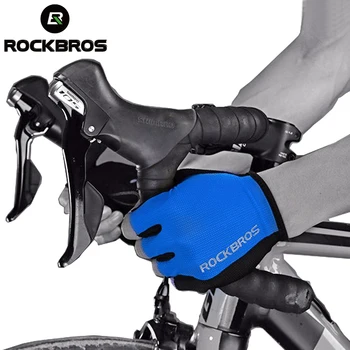 ROCKBROS Pro Cyklistické Rukavice Muži Ženy Pol Prsta Rukavice Horský MTB, Road Bike Rukavice Shockproof Non-slip Cyklistické Vybavenie