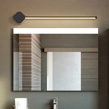Rovno LED Nástenné Svietidlá Black/White Pre Bedisde Kúpeľňa Zrkadlo Loft Chodby, Kuchyne Pozadí Steny Vnútorné Sconce AC90-260V