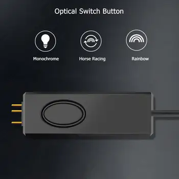 SATA Pin Napájanie ARGB Radič pre 3Pin 5V Prípade, LED Osvetlenie ARGB Regulátor systém chladenia komponentov