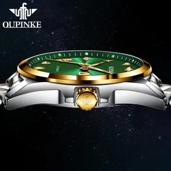 Seiko NH35A sledovať Pohyb Luxusné Sapphire Crystal mechanické hodinky automatic Diver Nepremokavé Business Športové Náramkové hodinky OUPINKE
