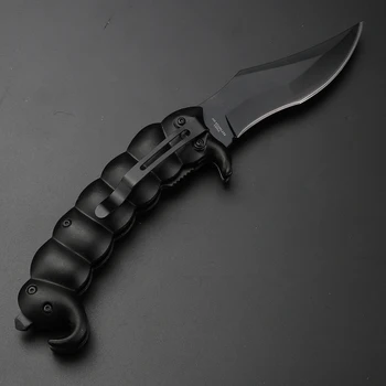 Skladací Vreckový Nôž Nehrdzavejúcej Ocele 440c Outdoor Camping Skladací Nôž Osobnosti Strane Lov Ručné Nože Zber