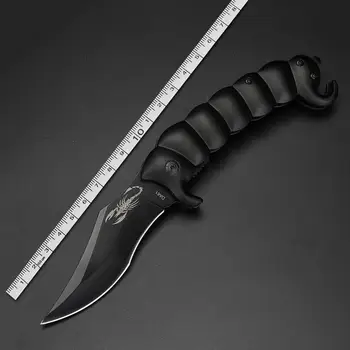 Skladací Vreckový Nôž Nehrdzavejúcej Ocele 440c Outdoor Camping Skladací Nôž Osobnosti Strane Lov Ručné Nože Zber