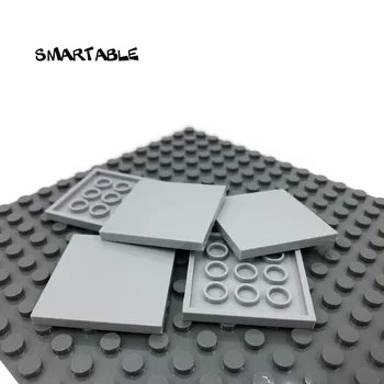 Smartable Dlaždice 4x4 s Drážkou Stavebné Bloky MOC Časti HOBBY Hračky Pre Deti, Tvorivé Kompatibilné Významných Značiek Hračky 20pcs/veľa