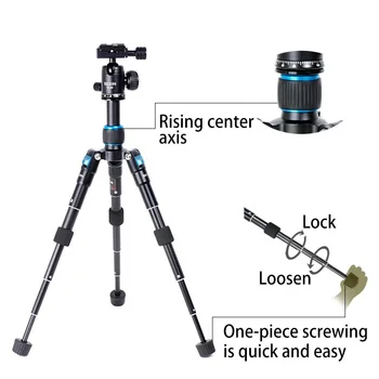 Stolný mini statív stojan kamery telefónu podporu mobile statív hliníkový smartphony adaptér fotoaparátu statív pre digitálnych zrkadloviek video kamera
