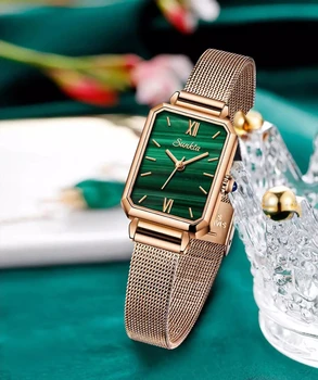 Sunkta Quartz, vysokokvalitné Nepremokavé Dámske hodinky Dropshipping Ženy z Nehrdzavejúcej Ocele Oka Rose Gold