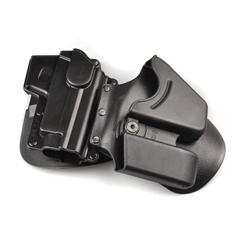 Taktické SG21+CU9 Black Handcuff Závesu Pištole Závesu Dvojitý Zásobník Časopis Prípade Puzdro pre Lov Príslušenstvo