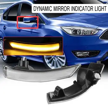Tečie Led Dynamický Zase Signál Led Bočné Krídlo Spätné Zrkadlo Indikátor Blinker Repeater Svetlo pre Mondeo 4 pre Ford Focus mk2 3