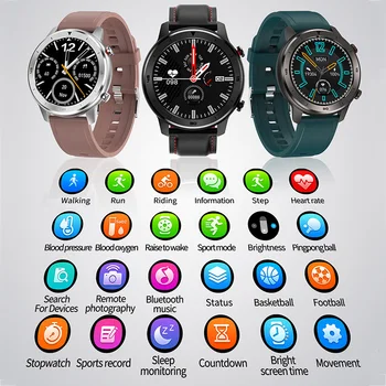 Timewolf Smart Hodinky Vodotesné IP68 5atm Krvný Tlak Smartwatch Android 5.1 Srdcovej frekvencie Smart Hodinky pre Android Telefónu IOS