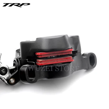 TRP HD-C705 Kábel Aktivovať Hydraulické Kotúčové Brzdy Otvorený Systém Dual Piestové Brzdové Strmene 225g Pre CX Cestnej Bike Kotúčové brzdy