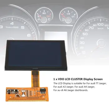 TT LCD Displej pre VW TT Jaeger Nové VDO FIS Klastra LCD Displej pre A3, A4 A6, Super Kvalita