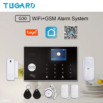 Tuya Smart WiFi siete 2G GSM Home Security Alarm Sysrtem 433MHz Bezdrôtové Poplašné Kit Systém Android iOS APLIKÁCIE, Diaľkové Ovládanie