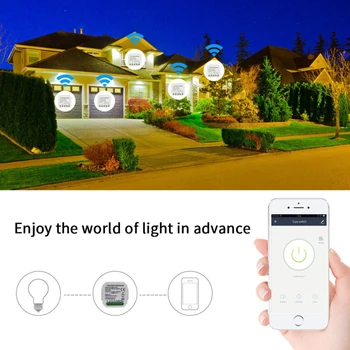 Tuya Zigbee Smart Switch Modul Č /S Neutrálnym 220V 1 Spôsob Bezdrôtový Spínač svetiel Relé Kompatibilné Alexa Domovská stránka Google