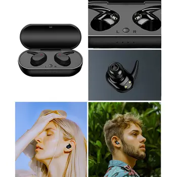TWS Y30 Bluetooth Bezdrôtové Slúchadlá 5.0 Šport Náhlavnej súpravy Bluetooth Slúchadlá Prenosná Handfree Nabíjanie Box 4D Stereo Zvuk