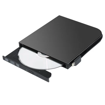 Typ-C, USB 3.1 Externý USB 3.0 CD Prehrávač Optická Jednotka SATA DVD Napaľovačka Reader DVD rekordér pre Win8/8.1/10/Mac