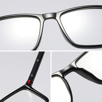 UNIEOWFA TR90 Optické Okuliare, Rám Mužov Krátkozrakosť Predpis Okuliare Full Frame kórejský Okuliare Matné Čierne Okuliare Rámy