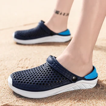 Unisex Letné Sandále Dámske Plážové Topánky Rýchle Suché, Hrubé Jediným Papuče Dreváky Flip Flops pre Mužov