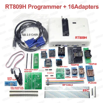 Univerzálny RT809H EMMC-Nand FLASH Programátor+16 adaptér