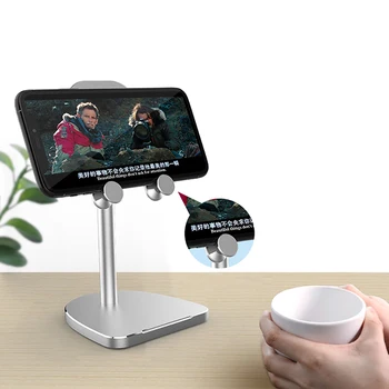 Univerzálny Stojan Tabletu Stolový Telefón Hliníkový Stojan Nastaviteľný Držiak pre iphone XR XS iPad 2 3 4 mini vzduchu Xiao ASUS