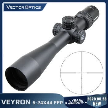 Vektor Optika Veyron 6-24x44 Riflescope Ultra Krátke Kompaktné 1/10 MIL Lovecká Puška Rozsah Airgun Streľba samotnou hrou