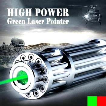 Vysoký výkon focusable zelené laserové ukazovátko pálenie zápas visiable lúč Lazer pero Lov Príslušenstvo Cat Hračka Laserové Pero Horák