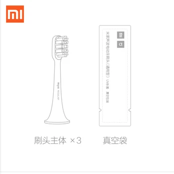 Xiao Mijia Sonická Elektrická zubná Kefka Hlavy 3KS Smart Kefka DuPont kefa hlavu Mini Mi Čisté Sonic Ústne Hygien Nových Vozidiel