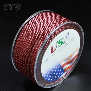 YYW 10m/Veľa 2.3 mm Nylon Kábel Prevlečte Čínsky Uzol Macrame Kábel Náramok Pletená String DIY Strapce Lištovanie Šperky Čo Reťazec