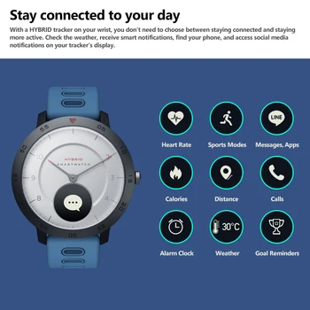 Zeblaze Hybrid Smartwatch Srdcovej Frekvencie, Krvného Tlaku Monitor Smart Hodinky Cvičenia Sledovanie Spánku Sledovania Smart Upozornenia